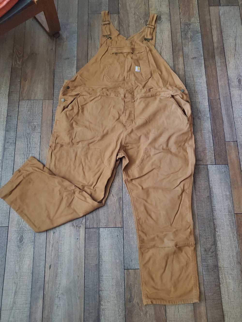 Carhartt Women's Work Overall Loose Fit Canvas Rugged Flex® Double Knee 3X